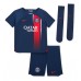 Paris Saint-Germain Kylian Mbappe #7 Barnkläder Hemma matchtröja till baby 2023-24 Kortärmad (+ Korta byxor) Billigt
